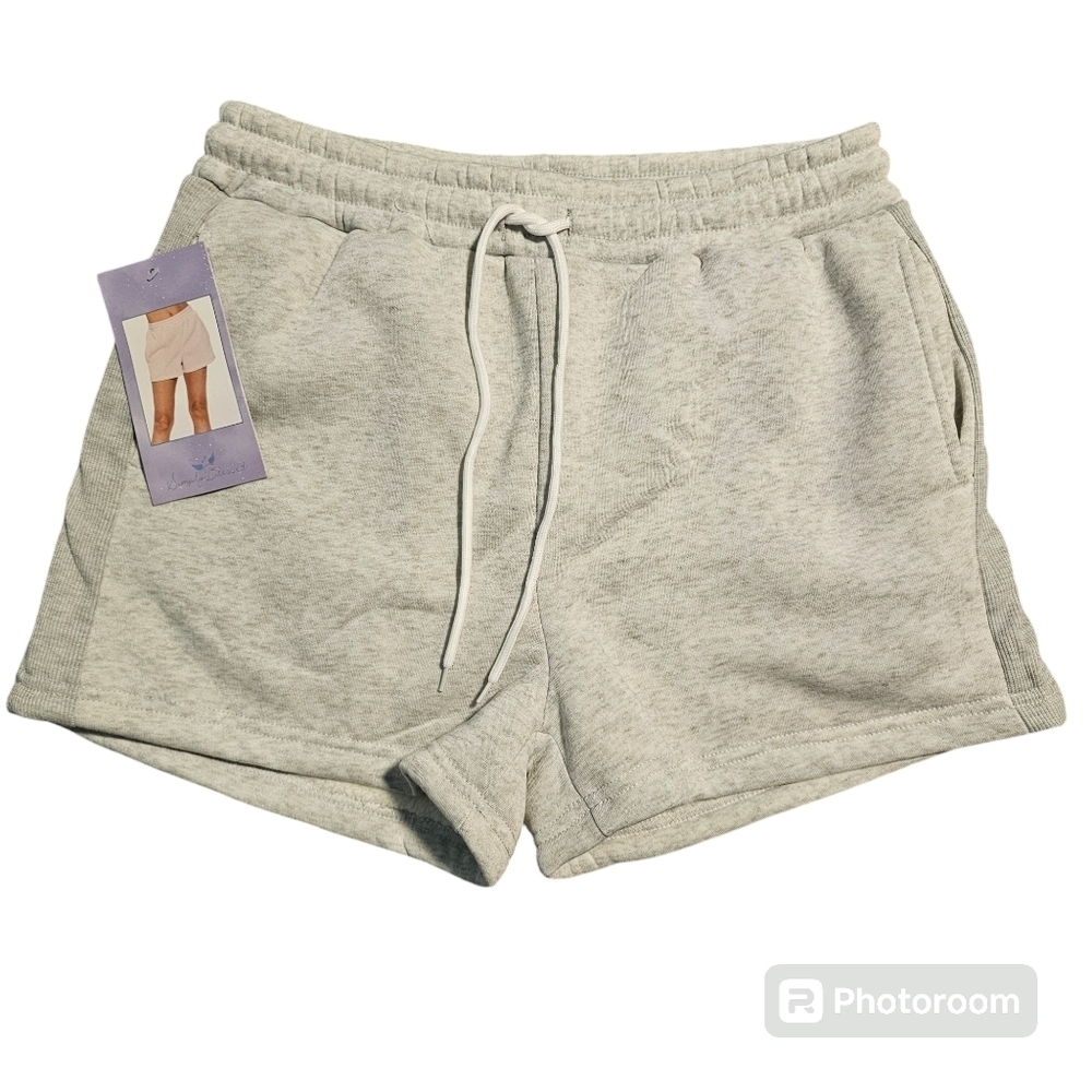 SIMPLY BLESSED Lounge Collection Sherpa Lined Shorts